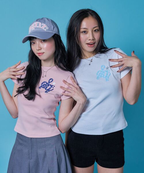 「SEQUENZ」 半袖Tシャツ LARGE ブラック レディース_画像9