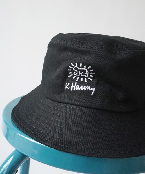 Keith Haring（キース ヘリング） 帽子 ハット 「 」 アート ロゴ