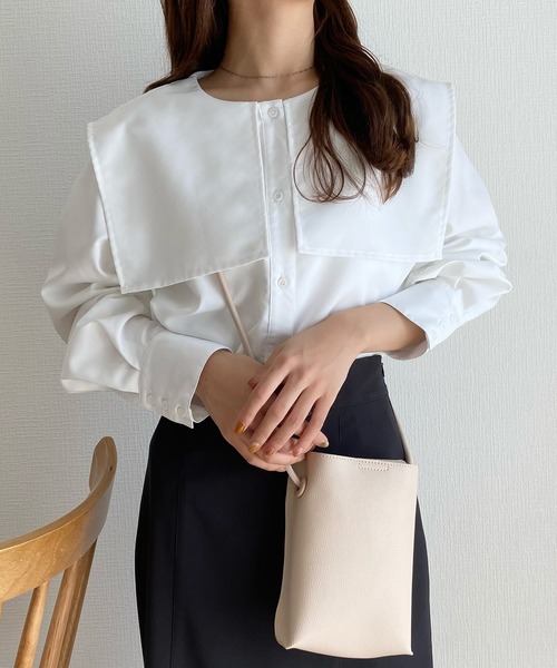 2019SS  cen.   myclozette  セーラーカラーブラウス callautia ブラウス シャツ セーラーカラーブラウス レディース