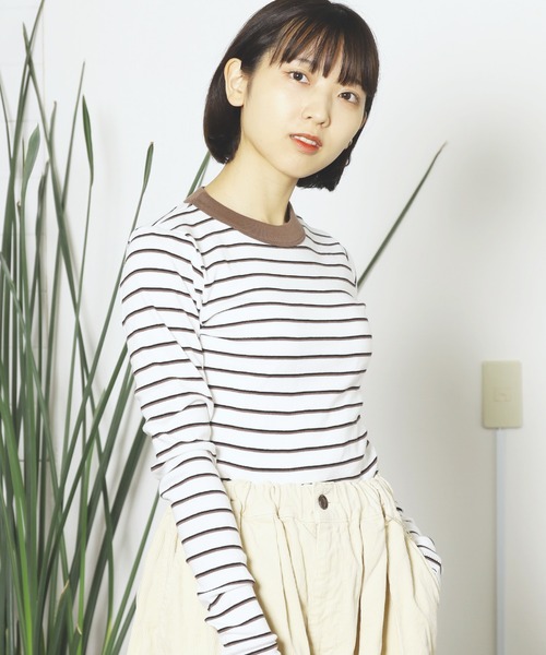 tシャツ miller/ミラー Prib LS Tee ロンT レディース miller/ミラー Prib LS Tee ロンT（Tシャツ/カットソー