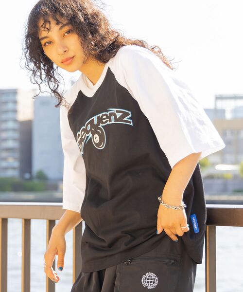 tシャツ Tシャツ メンズ 「SEQUENZ」SPEED BALL RAGLAN S/S TEE / スピードボール ラグラン ツイルワッペン 半袖｜zozo｜18