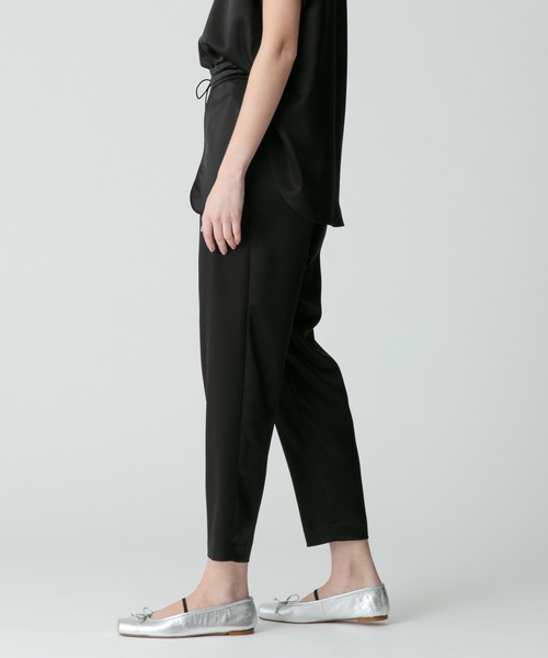 allureville（アルアバイル） パンツ サテンイージーパンツ レディース