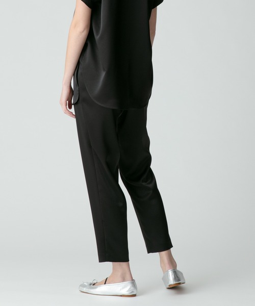 allureville パンツ サテンイージーパンツ レディース