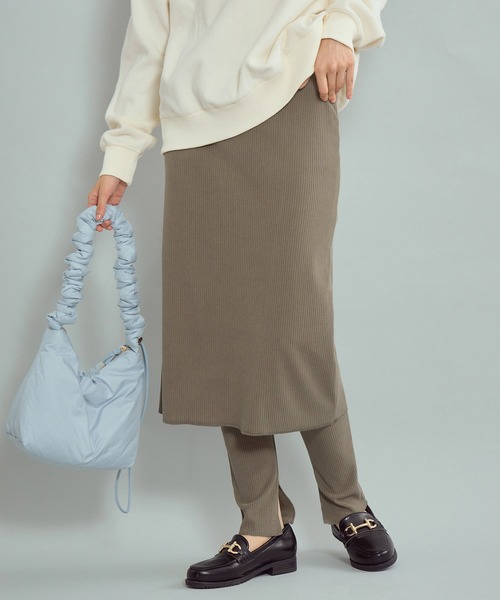 ROPE' PICNIC（ロペ ピクニック） パンツ リブスカート付きカット