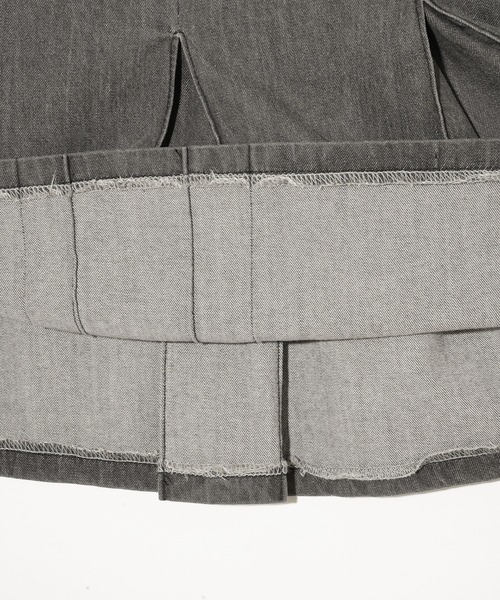 MILKFED.（ミルクフェド） デニムスカート BOX PLEAT MINI SKIRT