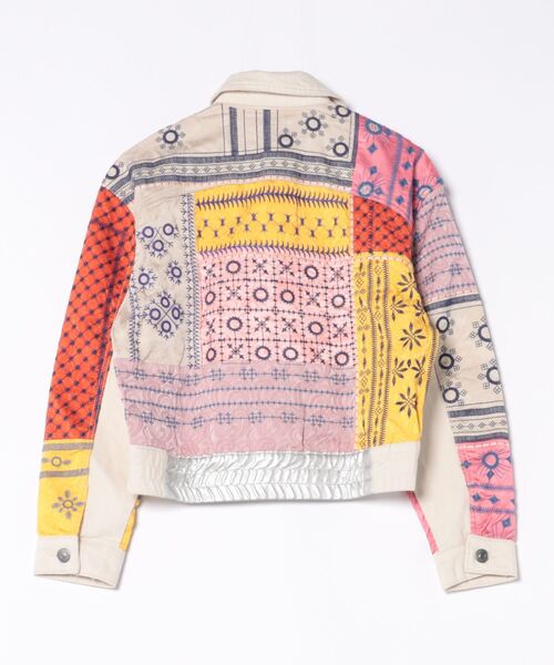 Desigual デニムジャケット gジャン 刺繍 デニム ショート