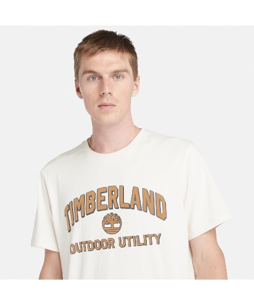 Timberland tシャツ メンズ 半袖 ロゴ グラフィック Tシャツ