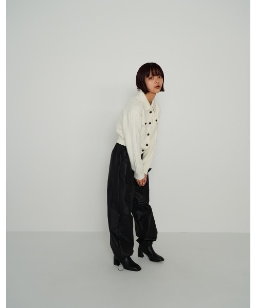 カーディガン 「ZOZO限定」ケーブル編み ニットカーディガン レディース Enewd nina カーディガン 「ZOZO限定」ケーブル編み ニット