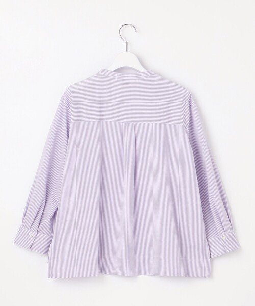 ジェイプレス　新品未使用ストライプジャージバンドカラーカットソーT13サイズ J.PRESS tシャツ 「WEB限定カラーあり」ストライプジャカード