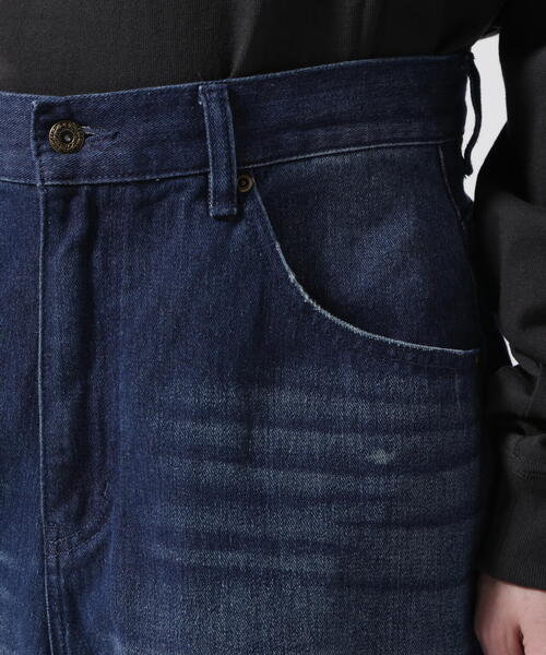 LUSOR ルーソル DESTROY DENIM デストロイデニム UNSSSDK01-B L Indigo ワイド ジーンズ パンツ ジップフライ ボトムス【中古】【LUSOR】 LUSOR ジーンズ LUSOR（ルーソル）DESTROY DENIM デストロイデニム