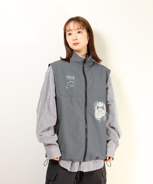 ベスト ジレ Common Noun/SPORTS Nori Okawa ナイロンベスト レディース メンズ ベスト ジレ Common Noun/SPORTS Nori Okawa ナイロンベスト