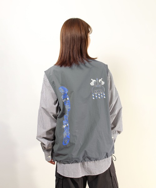 ベスト ジレ Common Noun/SPORTS Nori Okawa ナイロンベスト レディース メンズ ベスト ジレ Common Noun/SPORTS Nori Okawa ナイロンベスト