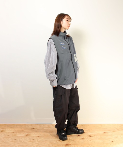 ベスト ジレ Common Noun/SPORTS Nori Okawa ナイロンベスト レディース メンズ ベスト ジレ Common Noun/SPORTS Nori Okawa ナイロンベスト