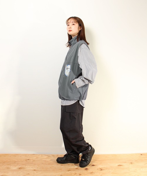 ベスト ジレ Common Noun/SPORTS Nori Okawa ナイロンベスト レディース メンズ ベスト ジレ Common Noun/SPORTS Nori Okawa ナイロンベスト
