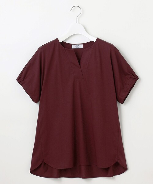 tシャツ 「接触冷感」プレーティングジャージー フレンチスリーブ カットソー レディース tシャツ 「接触冷感」プレーティングジャージー フレンチ