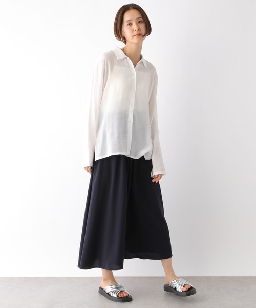 新品含む4点セット　まとめ売り レディース服　コーデ売り リネンシャツ　楊柳 LEPSIM ブラウス シャツ シアー楊柳シャツ 122004 レディース