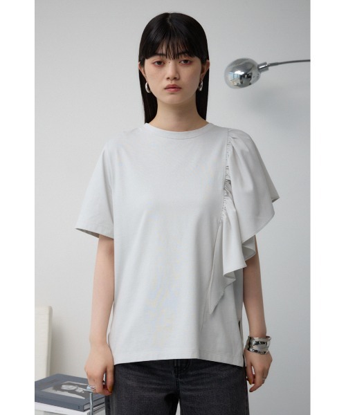 AZUL BY MOUSSY tシャツ サイドラッフルアシンメトリートップス