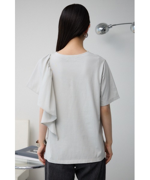 AZUL BY MOUSSY tシャツ サイドラッフルアシンメトリートップス