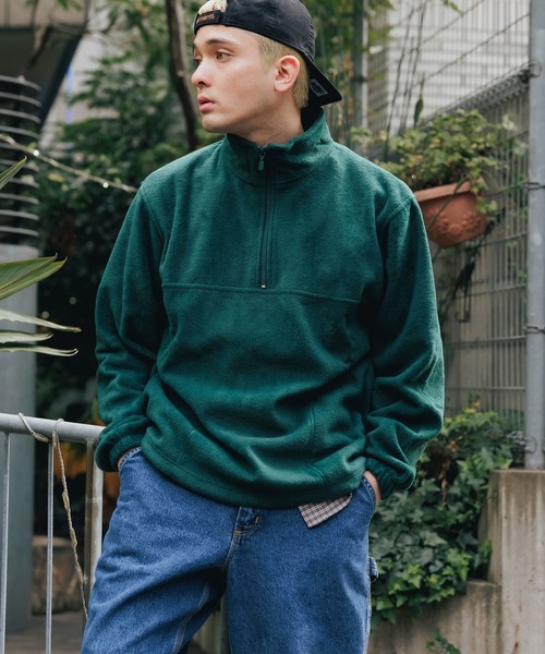 ハーリップトゥ　スウェット ROOP TOKYO トレーナー スウェット HARRITON/ハリトン QUARTER-ZIP