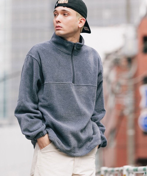 ROOP TOKYO トレーナー スウェット HARRITON/ハリトン QUARTER-ZIP