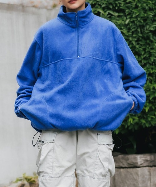 BLUE BLUEﾊｰﾌZIPｽｳｪｯﾄ ﾛﾝﾊｰﾏﾝHAREﾊﾘﾗﾝVIRGO HOLLYWOOD RANCH MARKET