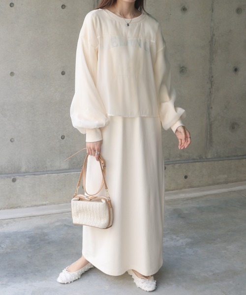 BAB（バブ） ワンピース 「S・Mサイズ展開」ロゴシアードッキング