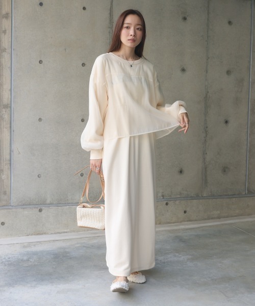 BAB（バブ） ワンピース 「S・Mサイズ展開」ロゴシアードッキング