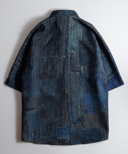 FDMTL ファンダメンタル　パッチワークシャツ　サイズ4 FDMTL - ファンダメンタル パッチワークロゴTシャツ PATCHWARK