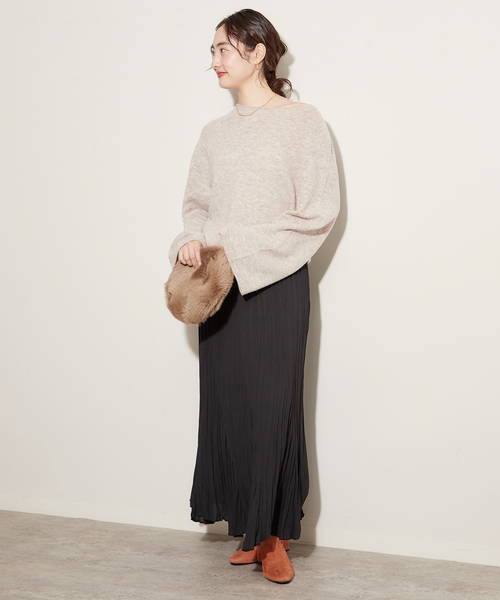 plage（プラージュ） ニット セーター Tasmania Natural Wool プル