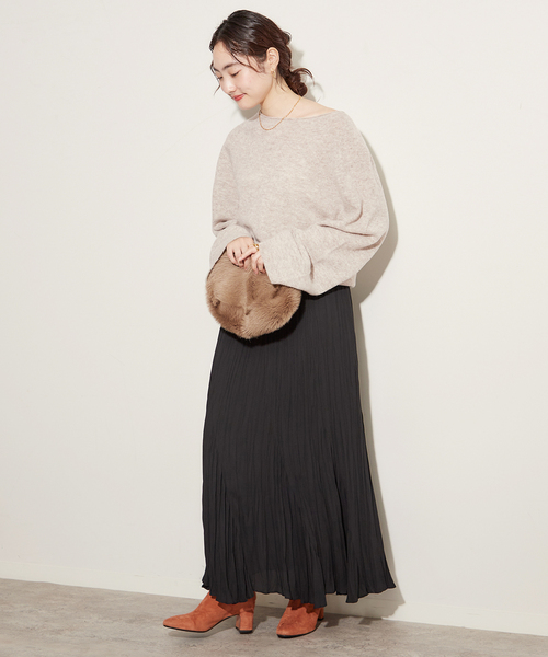 plage（プラージュ） ニット セーター Tasmania Natural Wool プル