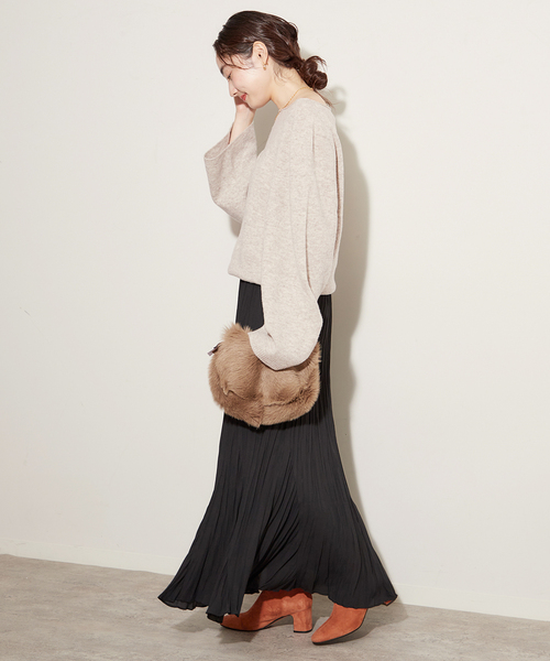 最終価格！新品Plage Tasmania Natural Woolプルオーバー セール】Tasmania Natural Wool プルオーバー（ニット/セーター