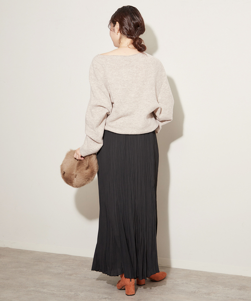 plage（プラージュ） ニット セーター Tasmania Natural Wool プル