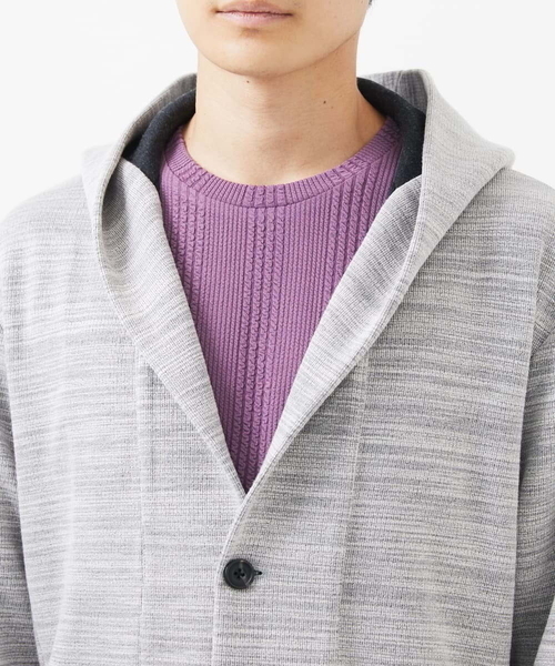 MK MICHEL KLEIN HOMME カーディガン コーディガン/TRリバーフェイス