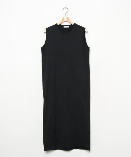 ATON ノースリーブワンピース ブラック ATON 「ATON」 ノースリーブワンピース ONE SIZE ブラック