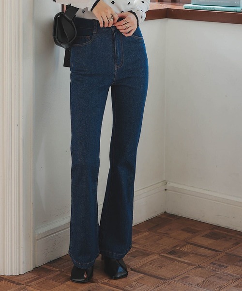 70s Lee リバーシブル　フレアデニム　デニムパンツ　セットアップ KOBE LETTUCE（神戸レタス） ジーンズ デニム デニムパンツ ソフト