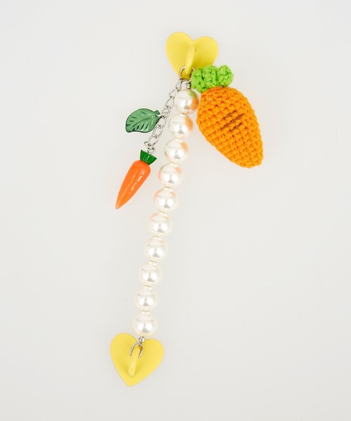 ankoROCK an meets zakka フルーツ＆パールチェーンスマホストラップ