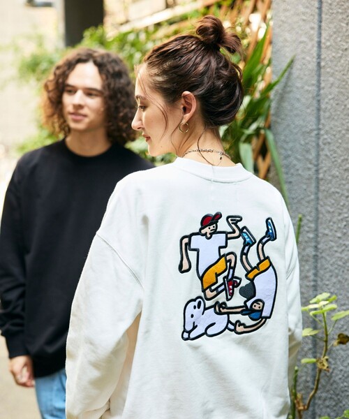 FREAK'S STORE×matsui プルオーバースウェット FREAK'S STORE トレーナー スウェット matsui×FREAK'S STORE