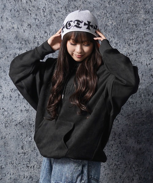 パーカー カットスウェード クロスエンボス / Cut suede cloth
