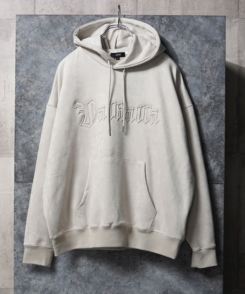 パーカー カットスウェード クロスエンボス / Cut suede cloth