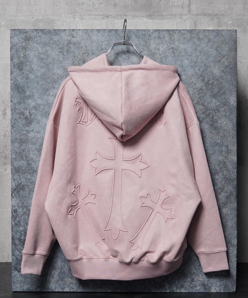 パーカー カットスウェード クロスエンボス / Cut suede cloth