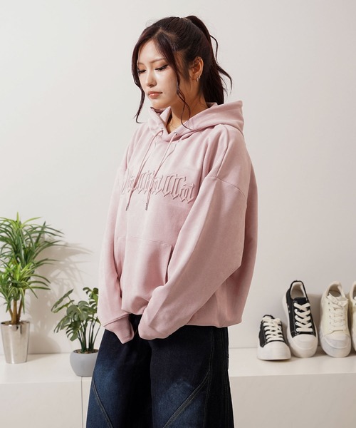 パーカー カットスウェード クロスエンボス / Cut suede cloth