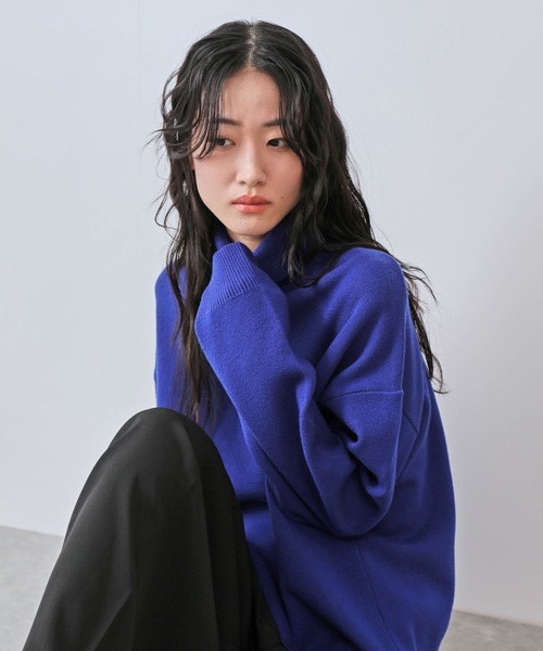 JUNRED（ジュンレッド） セーター ニット Fluffyショートタートル