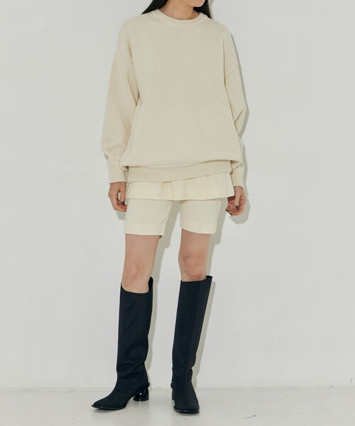 ブーツ 「MUKASA/ムカサ」FABRIC LONG BOOTS レディースの画像