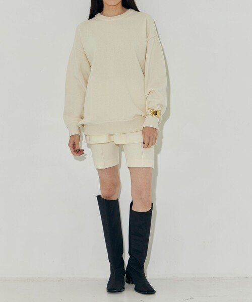 ブーツ 「MUKASA/ムカサ」FABRIC LONG BOOTS レディースの画像