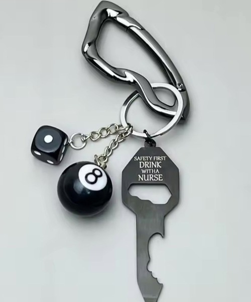 キーホルダー 「 Sowel. / ソエル 」 ニュアンス メタル カラビナ