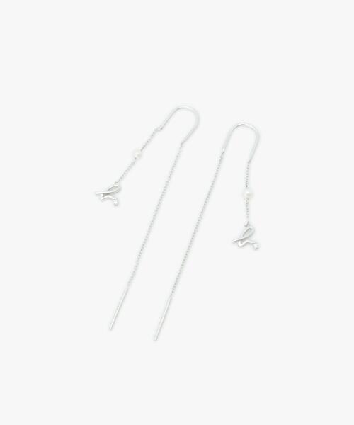 【アニエスベー】素敵！Iconic thin and tinyピアス agnes b. ピアス H925 ”b.” ロゴ ”Iconic − thin and tiny