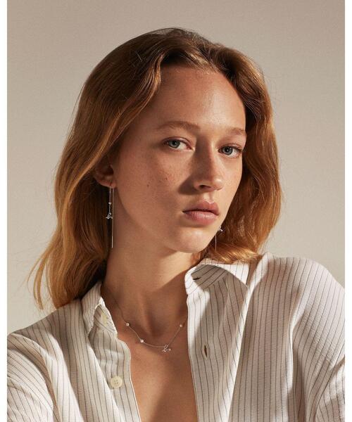 【agnes b】H925 Iconic thin and tinyピアス agnes b. ピアス H925 ”b.” ロゴ ”Iconic − thin and tiny