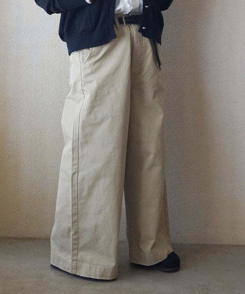 ドライワッシャーワイドチノ JOURNAL STANDARD LUXE チノパン ドライワッシャー ワイドチノ
