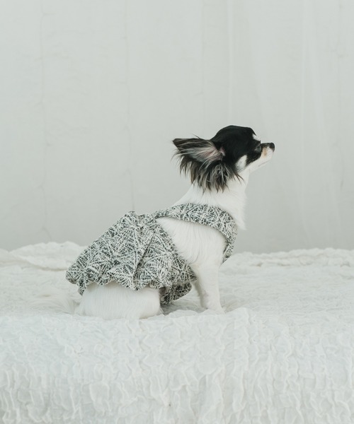 犬 服 ツイードバルーンワンピース : ZOZOTOWN Yahoo!店 - 通販