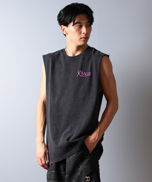 RVCA タンクトップ RVCA/ルーカ バックプリント BF041-P36